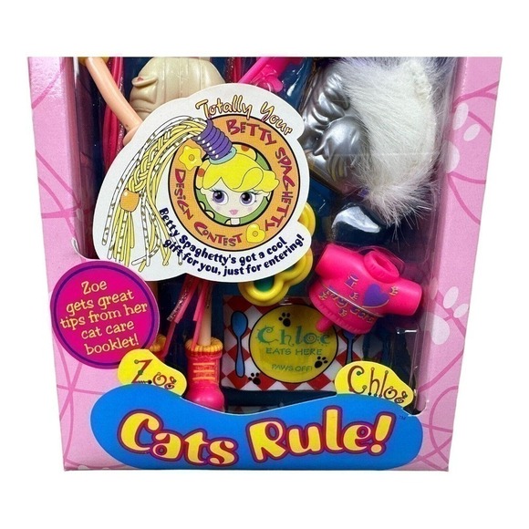 Zoe Cat’s Rule 90’s Betty Spaghetty W/ Bonus Design Contest Gift NEW IN BOX - Picture 3 of 16